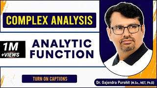 Complex Analysis  Analytic Function  Cauchy Riemann Equation BY GP sir [upl. by Nilo871]