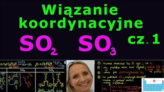 Wiązanie koordynacyjne cz1 np w SO2 SO3 Chemia73 [upl. by Eul]