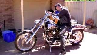 How to start a big inch Harley motor in cold weather [upl. by Senzer341]