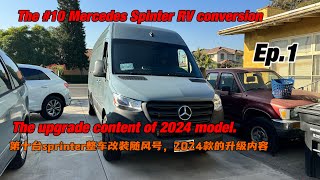 all new 2024 MercedesBenz sprinter 170 camper van conversion，10随风号 [upl. by Aenej]