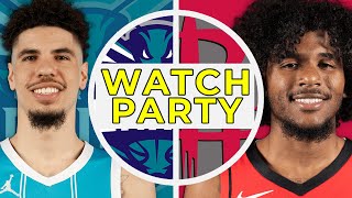 🔴 Charlotte Hornets at Houston Rockets Live Watch Party Stream 1st Half [upl. by Killy287]