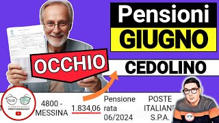 📑 CEDOLINO PENSIONI GIUGNO ➡ NOVITà IMPORTI TABELLA NETTI 📈 AUMENTI 0€ IRPEF PAGAMENTI CONGUAGLI [upl. by Guimar]