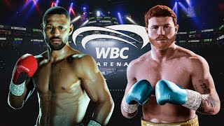 Kell Brook vs Canelo Alvarez  Undisputed Boxing Game Early Access ESBC [upl. by Acirt293]