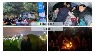 ytü geka ile okulda kamp yaptik  VLOG [upl. by Carlee]