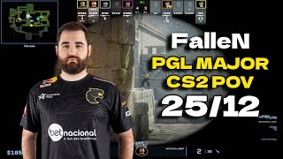 CS2 POV FURIA FalleN 2512 vs SAW Ancient PGL CS2 Major Copenhagen 2024 [upl. by Dara]