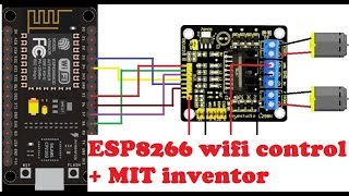 ESP8266 MIT app wifi control [upl. by Loren]