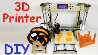 DIY 3D Printer  Assembling  Print 3D Objects [upl. by Bilat75]