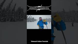 How to telemark in chip chop snow Whistler 1 short [upl. by Ody469]