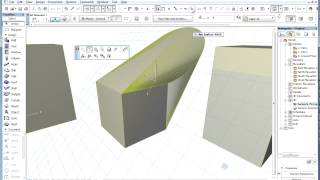 The ARCHICAD MORPH Tool  Curving a MORPH Edge [upl. by Ennaharas928]