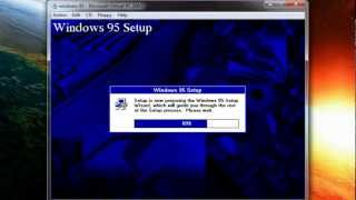 How to download and install Windows 95 in Virtual PC  Virtual Box  VMWare VHD download [upl. by Euginomod864]