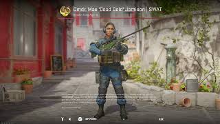 CS2 Cmdr Mae Dead Cold Jamison  SWAT  CounterStrike 2 Agent Skin Showcase amp Inspect [upl. by Blaine]