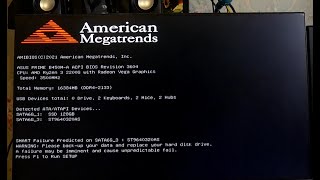 SMART Failure predicted on SATA error FIXED for hard drives and ssd using BIOS windows 11 windows10 [upl. by Anhcar]