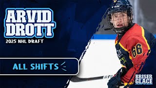 Could ARVID DROTT be a Top 50 pick in the 2025 NHL Draft All shifts video [upl. by Deeann]