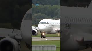 Eastern Airways Embraer E170LR Landing in Bern Switzerland [upl. by Ennairda]