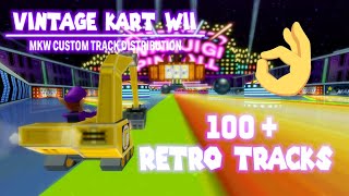 Mario Kart Wii but its 100 Retro Tracks [upl. by Nyleak]