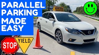 HOW TO PARALLEL PARK FOR BEGINNERS PARALLEL PARKING [upl. by Sedgewick]