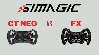 Simagic GT Neo amp FX Wheel Comparison [upl. by Manda]