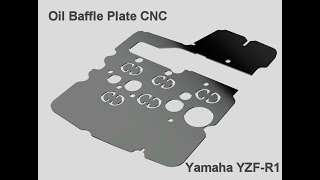 Home made Yamaha YZFR1 Oil Baffle Plate [upl. by Adorl]