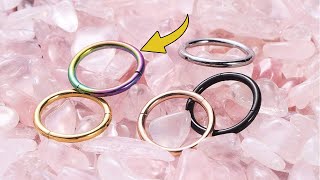 Fansing 316L Surgical Steel Hinged Nose Rings USBJ01 Review  Durable and Stylish Nose Jewelry [upl. by Saideman]