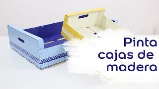 Tutorial  Cómo pintar cajas de madera  Bruguer [upl. by Hatti]