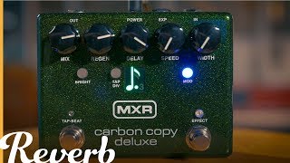 MXR Carbon Copy Deluxe  Reverb Demo Video [upl. by Anaizit847]