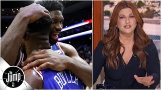 Live from Lametown Rachel Nichols recaps 76ers big win vs Celtics  The Jump [upl. by Kung]