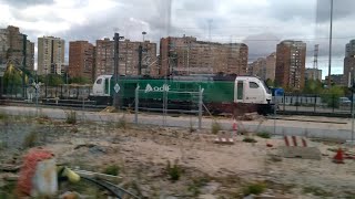 Locomotora Stadler Adif 336 en Chamartín 23102024 [upl. by Ahsilak]