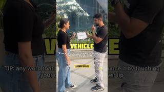 Correct Pronunciation ✅ learnwithrahil pronunciation vehicle youtubeshorts ielts spokenenglish [upl. by Airamahs]