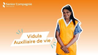 Vidula Auxiliaire de Vie chez Senior Compagnie Nanterre [upl. by Larner]