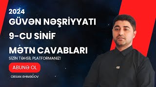 Güvən mətn cavabları  Azərbaycan dili 120 mətn  60 sınaq 20242025 [upl. by Shanan868]