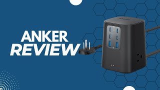 Review Anker Charging Station 100W 9in1 USB C Power Strip with 300J Surge Protection [upl. by Gorey]