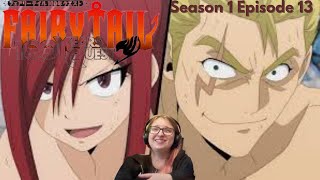 Erza VS Laxus Fairy Tail 100 Year Quest Season 1 Episode 13 Reaction [upl. by Drhacir210]