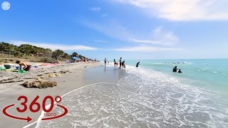 360° Video  Caspersen Beach in Venice Florida [upl. by Otrebron217]