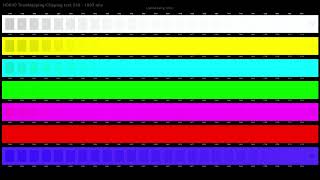 HDR10 test patterns Tone MappingClipping test 2401000 nits [upl. by Boice]