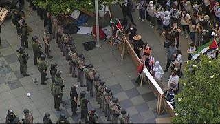 LIVE Police removing protesters on UT Dallas campus [upl. by Auerbach]