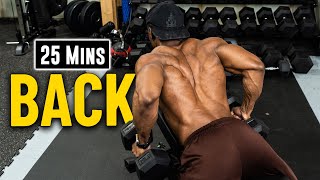 25 Minute Dumbbell Complete Back Workout Build amp Burn 16 [upl. by Esej]