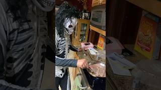 Skelly Cookin Dinner youtubeshorts halloween ￼ [upl. by Ik]