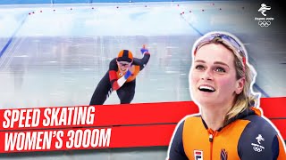 Speed Skating  Full Replay  Womens 3000m  Beijing2022 [upl. by Nevear862]