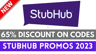 Stubhub Discount Code 2023 How To Find Stubhub Discount Code [upl. by Erkan]