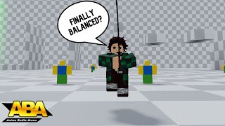 Is Tanjiro finally balanced in ABA  Roblox ABA [upl. by Caren]