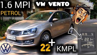 Vw Vento 16 Mpi Mileage Test  Must Watch  22 Kmpl [upl. by Bullivant]