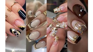 Short nail art  Press on nails look natural  French nail art [upl. by Rafe]