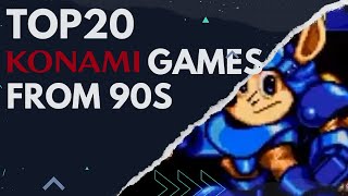 TOP20 KONAMI GAMES FROM 90s [upl. by Atnahc627]