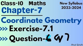 10th class Maths 7th Chapter Exercise 71 6th and 7th Answer [upl. by Liana]