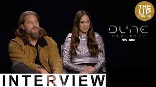 Travis Fimmel amp Jodhi May interview on Dune Prophecy [upl. by Karlik325]