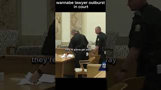 Wannabe lawyer outburst Im court [upl. by Aicilic]