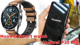 Huawei P30 Pro Unboxing First Setup and GT Smart watch [upl. by Arreit]