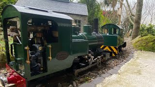 Roundhouse Billy and Harlech Castle double heading [upl. by Gulgee]