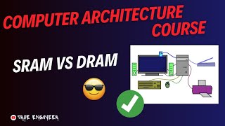 SRAM vs DRAM  Computer Organisation and Architecture Complete Course  True Engineer [upl. by Lampert]