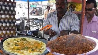 Bhao Ka Anda Egg Rice 30 rs Per Plate  Street Food Yavatmal Maharashtra India [upl. by Anilatak]